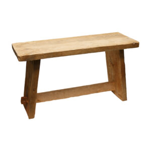 Zitbankje van oud hout