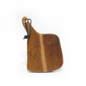 Serveerplank teakhout figuur vlees