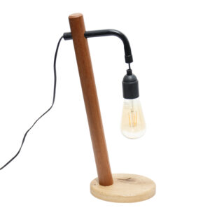 Tafellamp hout/staal