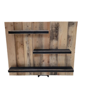 Wandplank van gerecycled hout